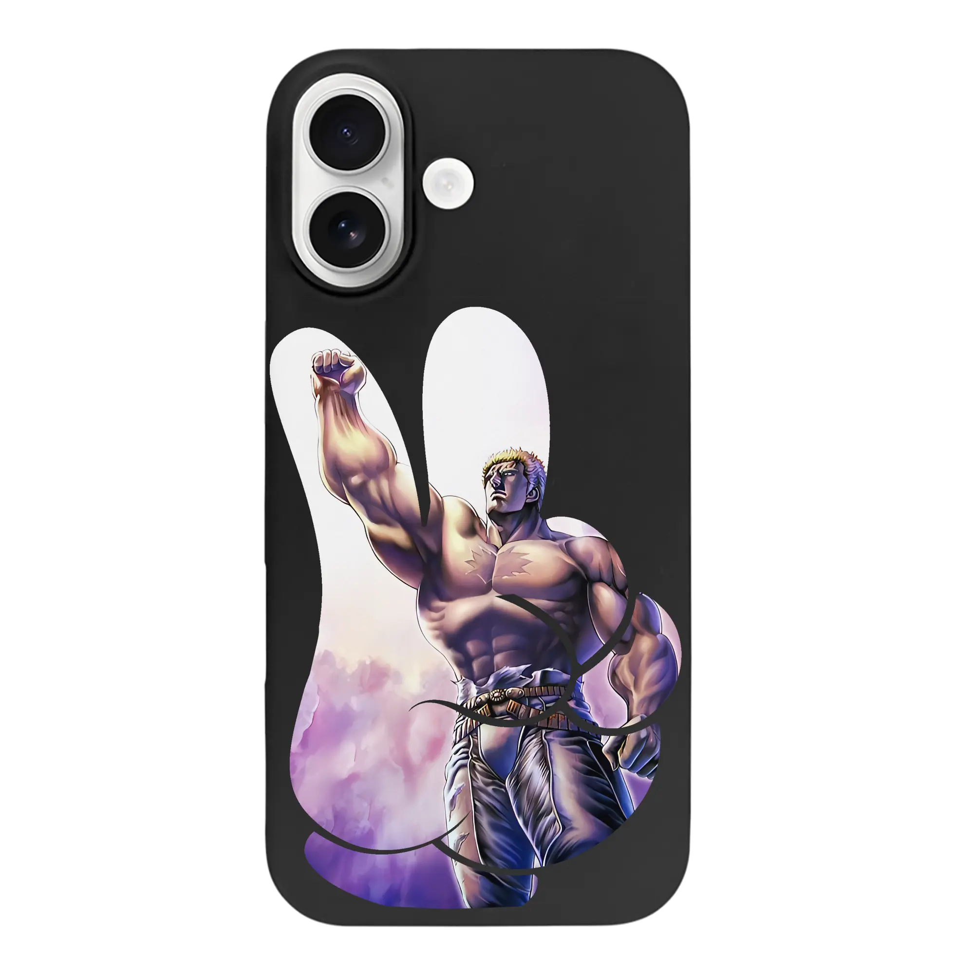 北斗の拳 グッズ,ラオウ - iPhone 17 シリーズ シリコンケース 薄型 耐衝撃 指紋防止 ソフトタッチカバー 精密フィット 傷防止 保護ケース iPhone 17/17 Air/17 Pro/17 Pro Max 対応